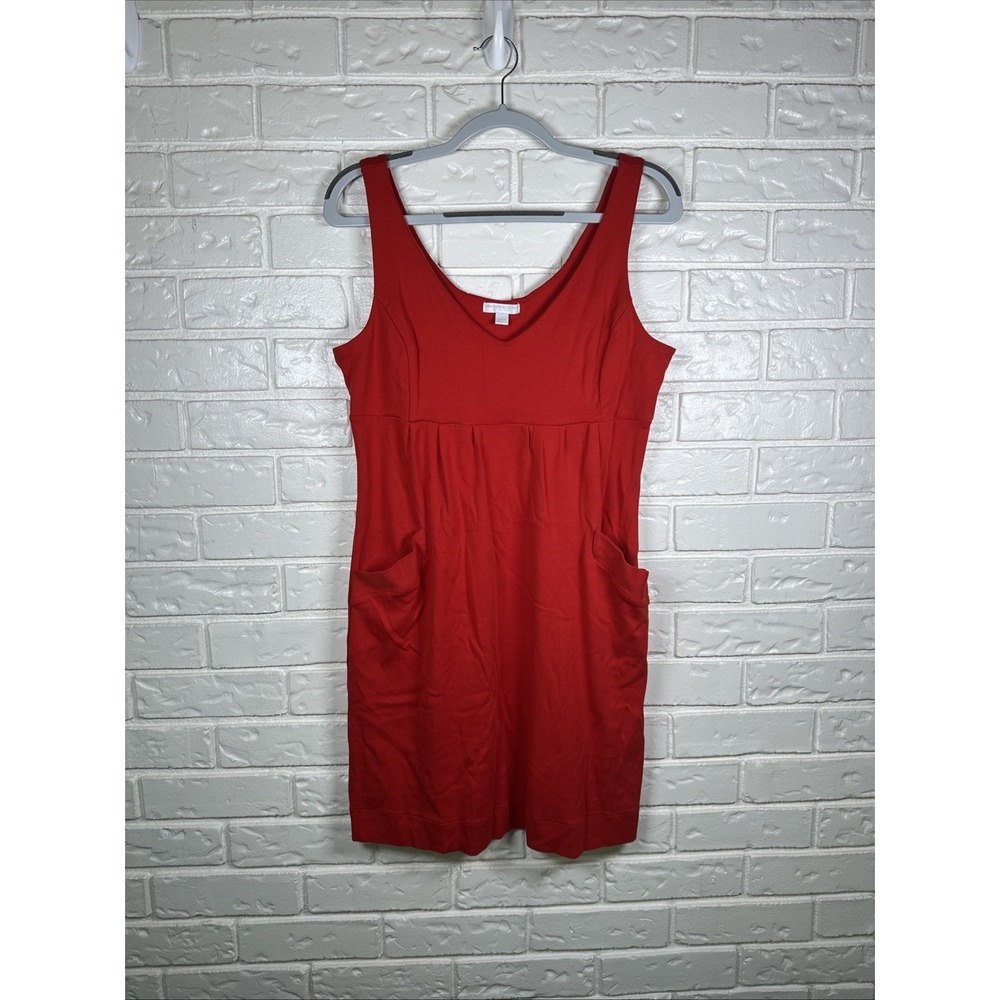 New‎ York & Company Stretch Red Pocket Mini Dress Women's Large Y2K Casual Cute